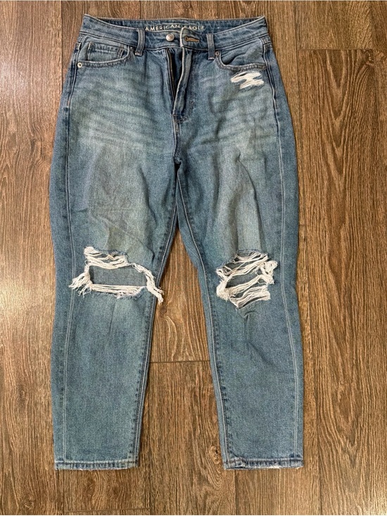 American Eagle Outfitters Denim - American Eagle Outfitters Light Blue Ripped Boyfriend Jeans